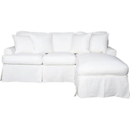 Horizon Sleeper Sofa & Chaise - Slip Cover Set Only Warm White